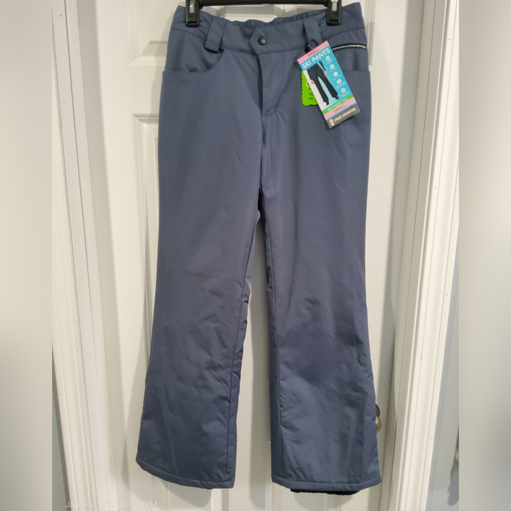 Free Country Womens Gray Snow Pants